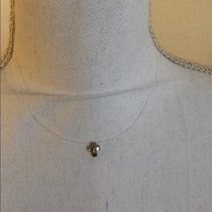 White Gold Cross Necklace